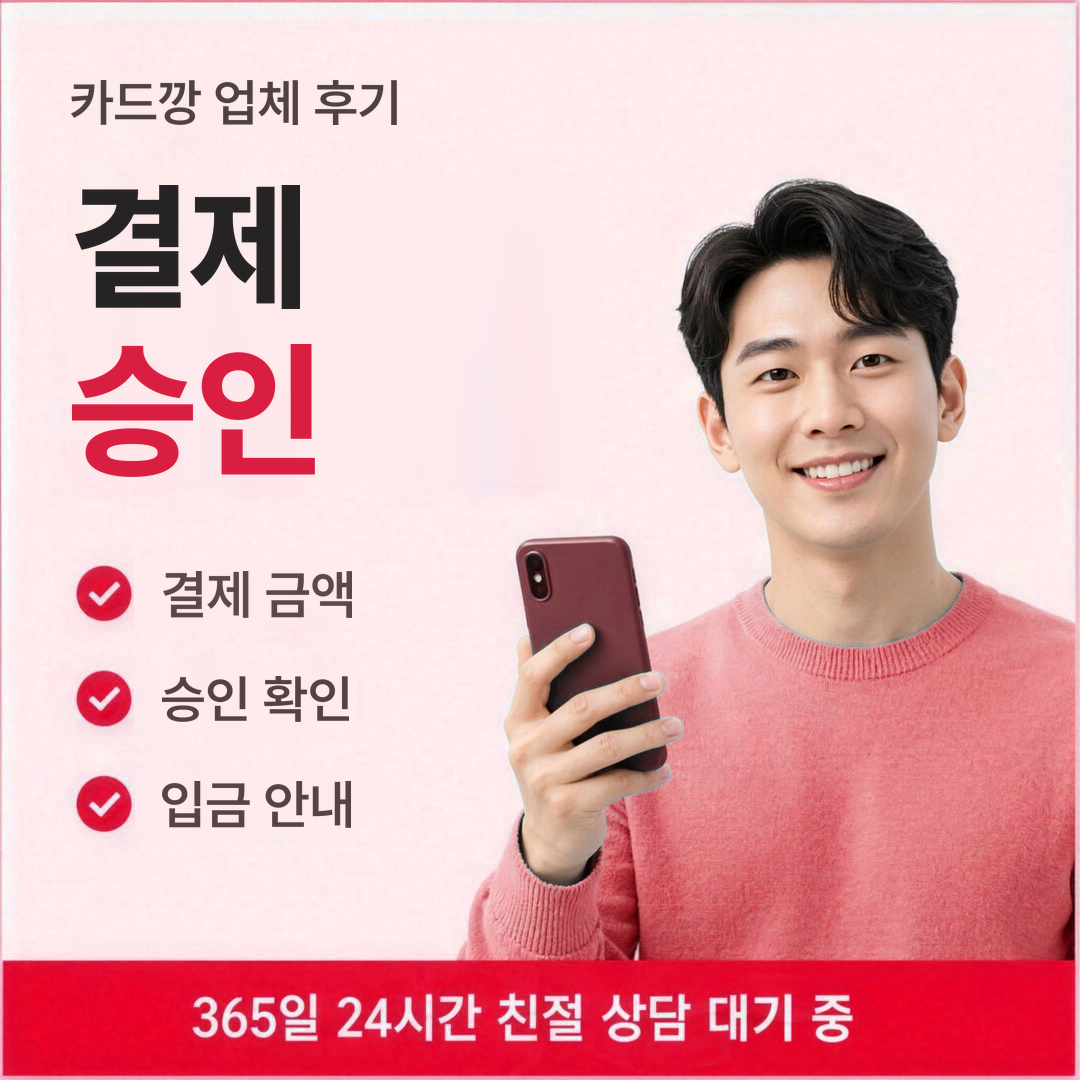 다음머니 카드깡 업체 후기 결제 승인 안내