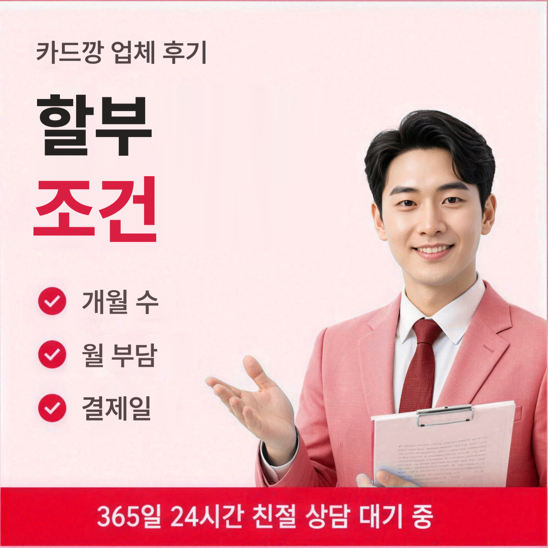 다음머니 카드깡 업체 후기 할부 조건 안내
